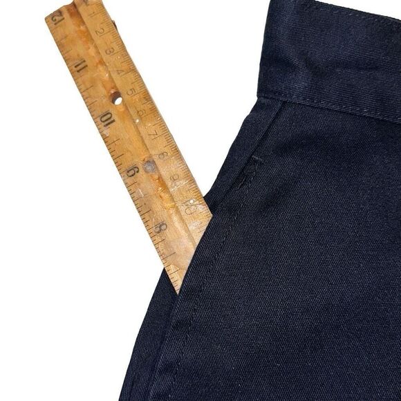 Classroom Uniforms juniors 5/6 Navy Stretch Double-Pleated Twill Scooter Skirt - Picture 10 of 12